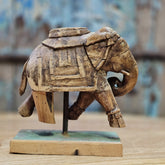 Indian Handcrafted Wooden Elephant Home Decor Showpiece 212